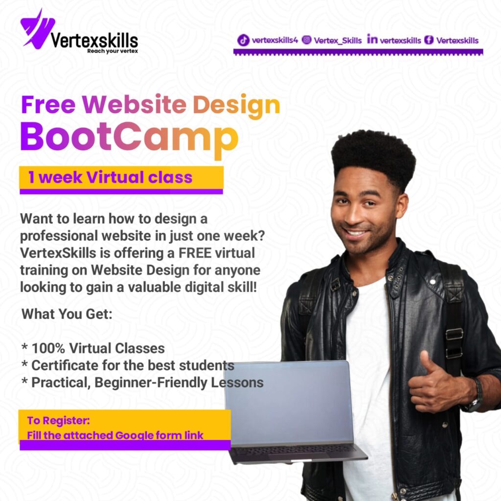 Free Website design clss